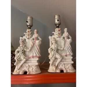Victorian Table Lamps - set of two